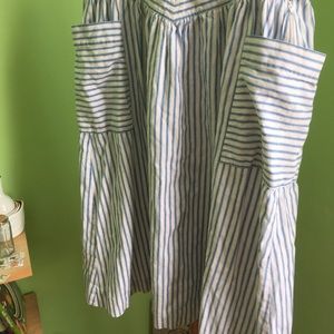Vintage Sasson Blue and White Skirt